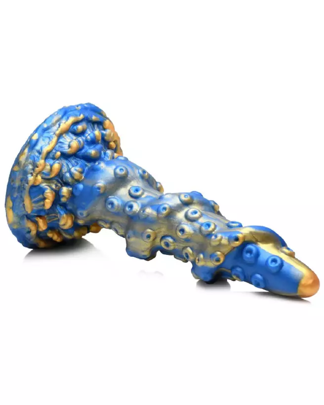 Image du Kraken Silicone Dildo Blue par XR Brands - Sextoy de Luxe-3
