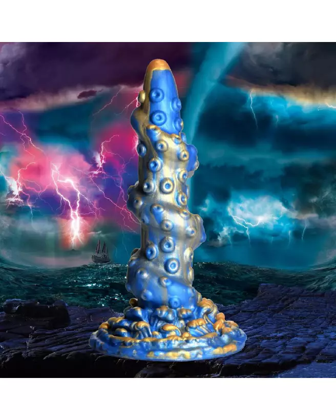 Image du Kraken Silicone Dildo Blue par XR Brands - Sextoy de Luxe-6