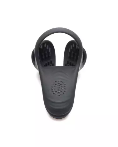 Anneau vibrant en silicone XR Brands avec télécommande pour stimulation-3