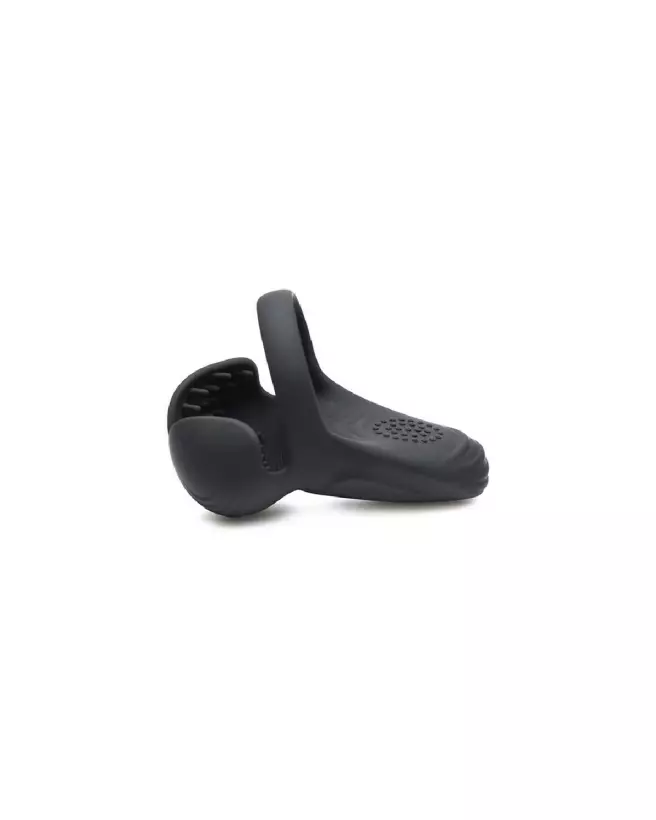 Anneau vibrant en silicone XR Brands avec télécommande pour stimulation-4
