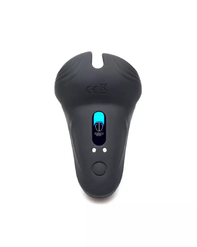 Anneau vibrant en silicone XR Brands avec télécommande pour stimulation-6