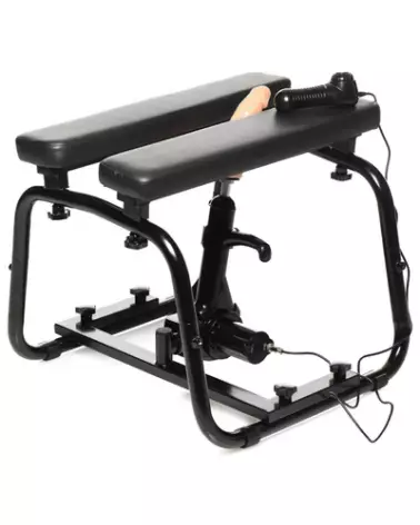 Photo de Banc Deluxe Bangin' avec Machine Sexuelle Noir par XR Brands-1
