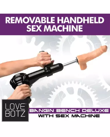 Photo de Banc Deluxe Bangin' avec Machine Sexuelle Noir par XR Brands-4