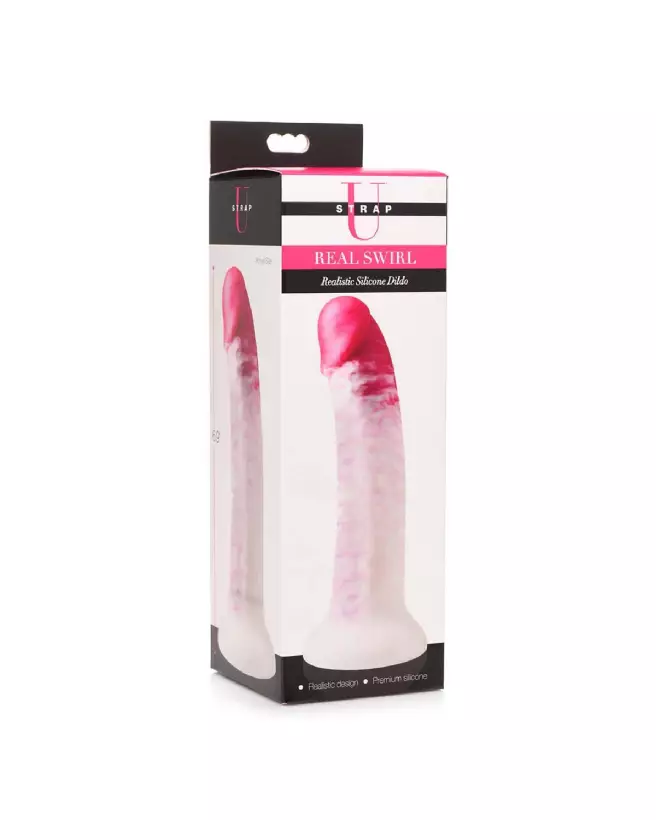 Real Swirl Silicone Réaliste de XR Brands, Sextoy Dildo Réaliste-2
