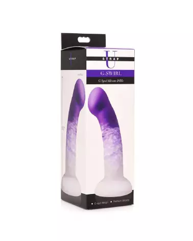 Image du G-Swirl Silicone Dildo pour stimulation du point G par XR Brands-2