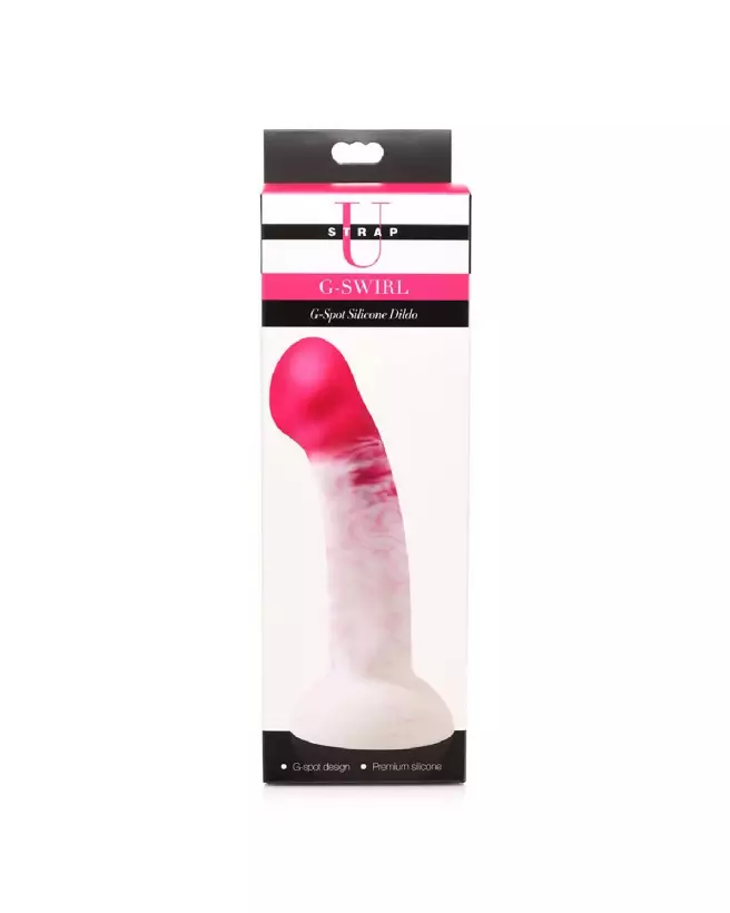 G-Swirl Silicone Dildo par XR Brands pour stimulation du point G-2