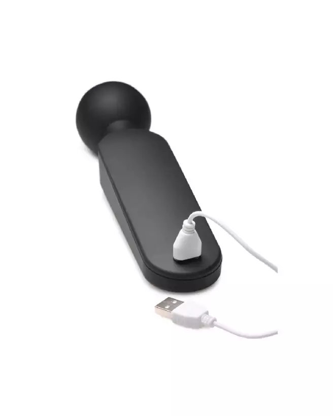 Image du Thunder Wand Massager chauffant en silicone par XR Brands-3