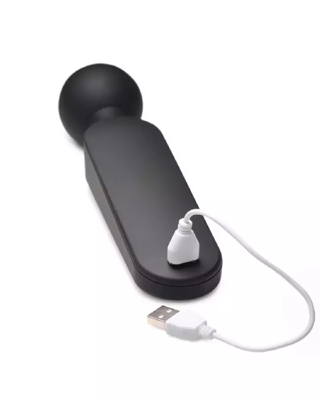 Image du Thunder Wand Massager chauffant en silicone par XR Brands-6