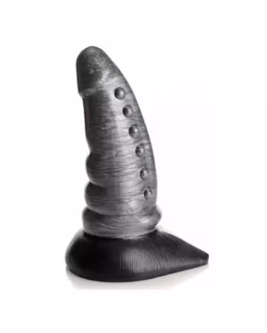 Image du Beastly Tapered Bumpy Silicone Dildo par XR Brands, sextoy créature en silicone-1