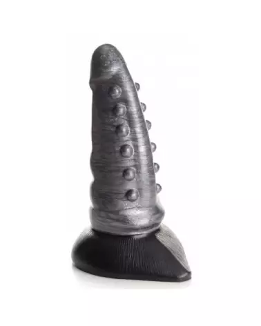 Image du Beastly Tapered Bumpy Silicone Dildo par XR Brands, sextoy créature en silicone-3