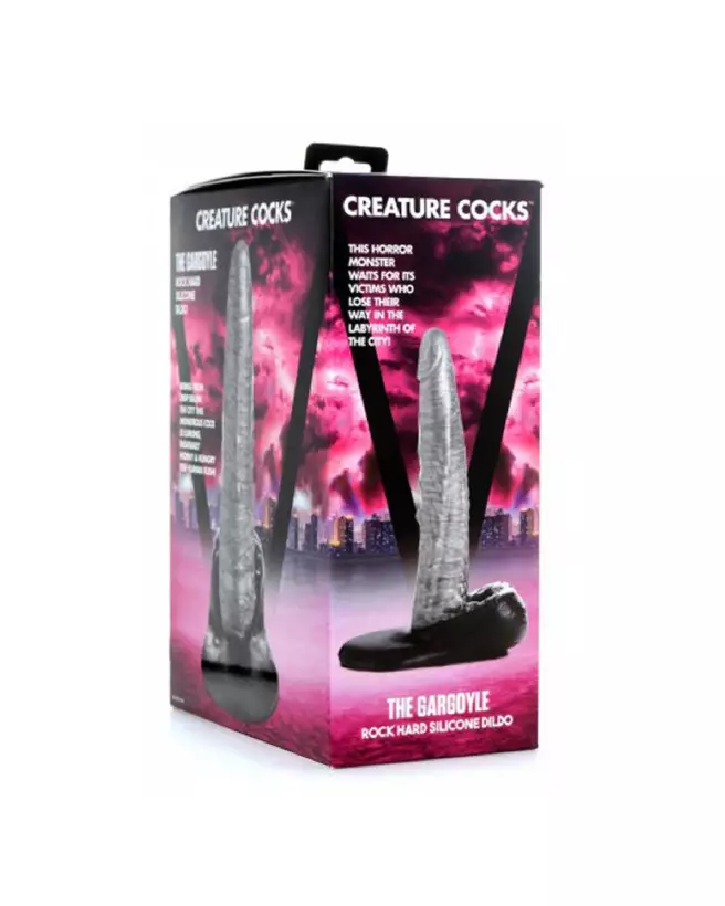 Gargoyle Hard Silicone Dildo par XR Brands, Sextoy de Créature Haut de Gamme-2