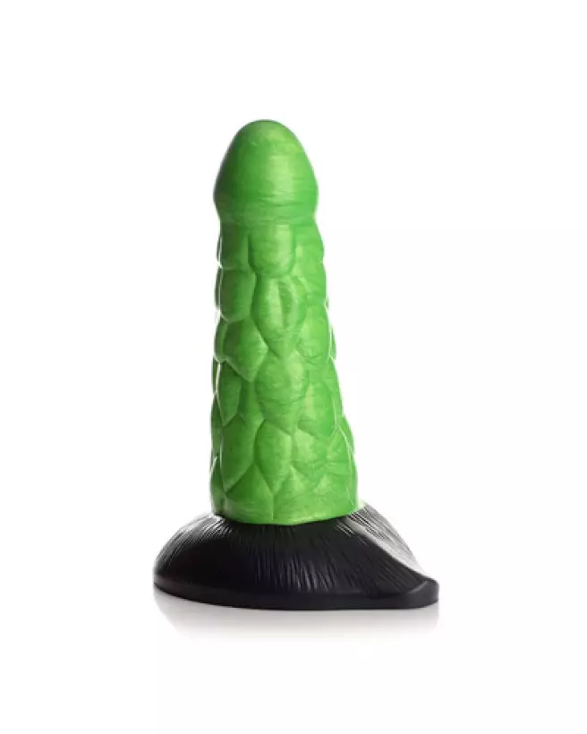 Image du Radioactive Reptile Silicone Dildo avec texture écaille par XR Brands-1
