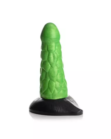 Image du Radioactive Reptile Silicone Dildo avec texture écaille par XR Brands-1
