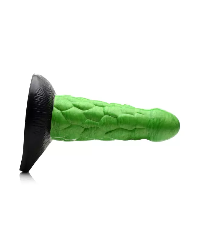 Image du Radioactive Reptile Silicone Dildo avec texture écaille par XR Brands-3