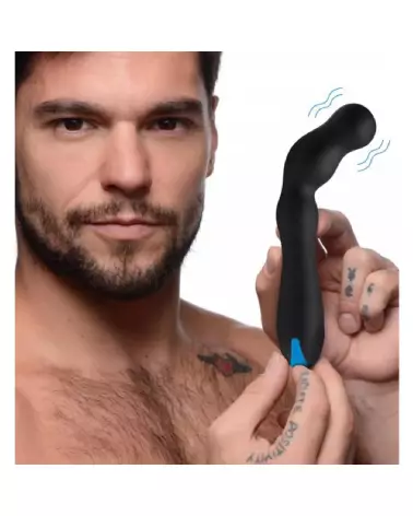 Vibrateur prostatique XR Brands avec perles en silicone pour stimulation avancée-6