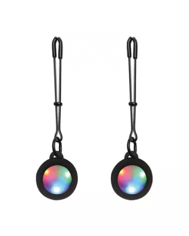Image des Pinces à Tétons Light Up Silicone Tweezer de XR Brands-1