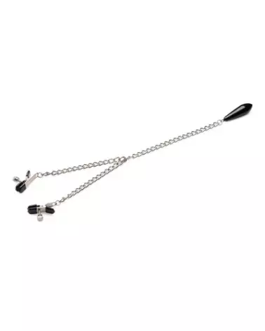 Pinces à tétons Titty Taunter avec perles pondérées de XR Brands-1