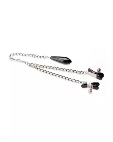 Pinces à tétons Titty Taunter avec perles pondérées de XR Brands-3