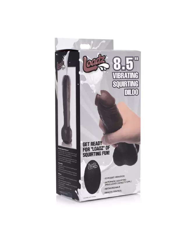 Dildo réaliste éjaculateur XR Brands 8.5 pouces en action-2