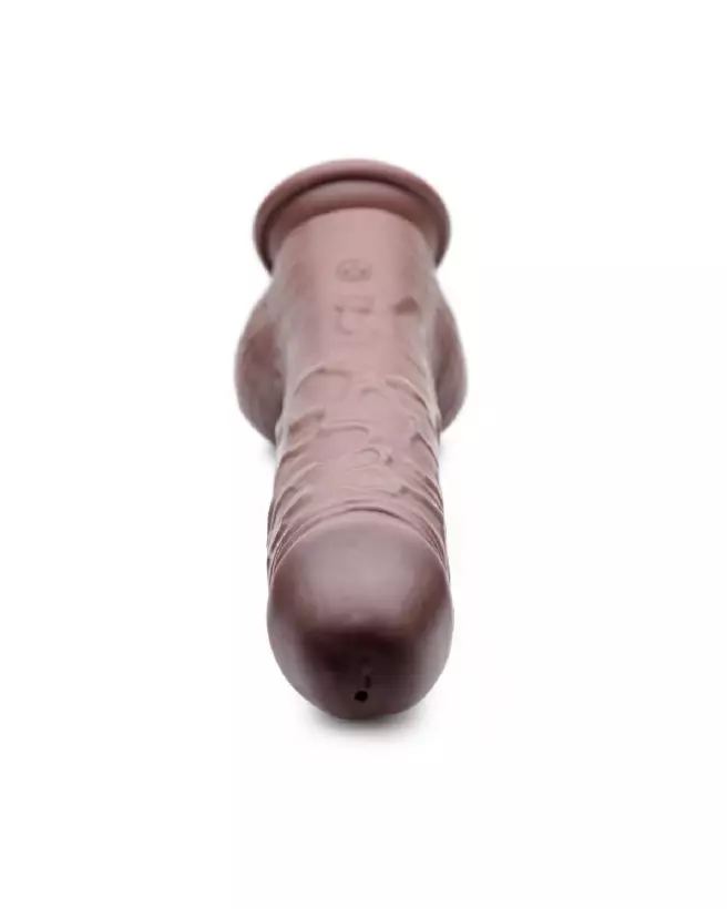 Dildo réaliste éjaculateur XR Brands 8.5 pouces en action-4