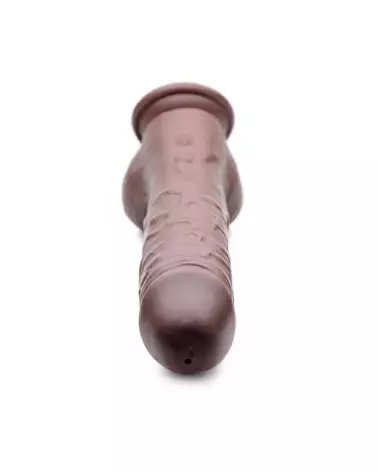 Dildo réaliste éjaculateur XR Brands 8.5 pouces en action-4