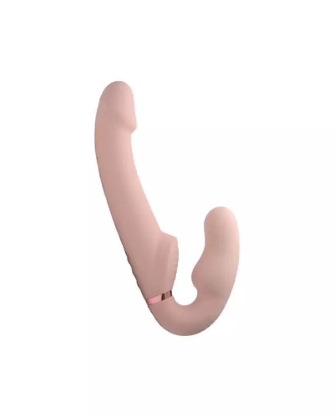 Image de la Sangle Gonflable Vibrante Evoke Ergo-Fit de XR Brands sans bretelles-1
