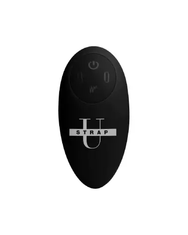Image de la Sangle Gonflable Vibrante Evoke Ergo-Fit de XR Brands sans bretelles-4