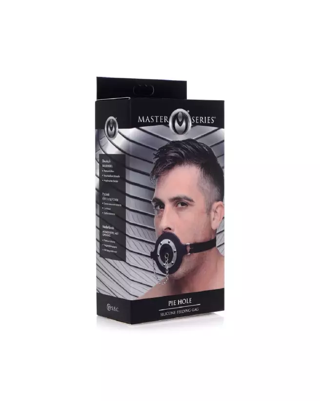 Baillon en silicone Feeder Gag Pie Hole par XR Brands pour BDSM-2