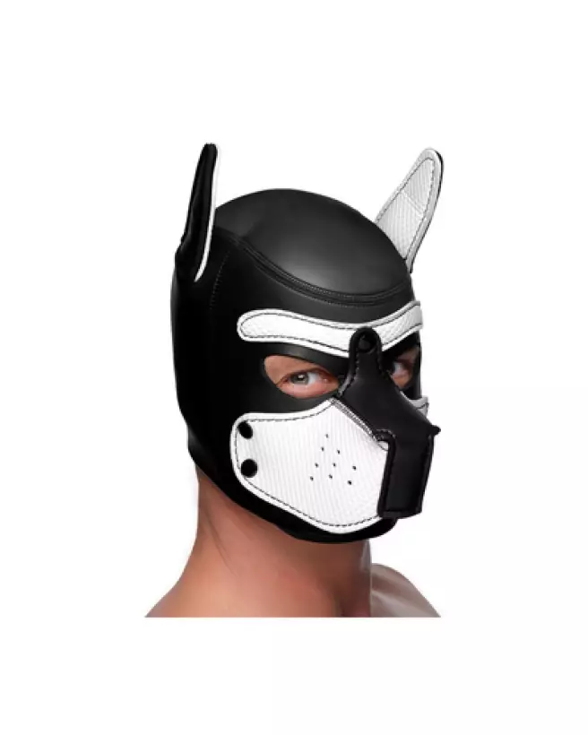 Masque de chiot en néoprène XR Brands pour Pet Play-1