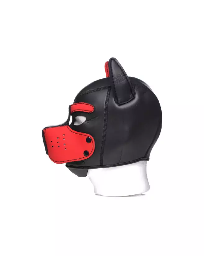 Masque de chiot en néoprène XR Brands pour Pet Play-3