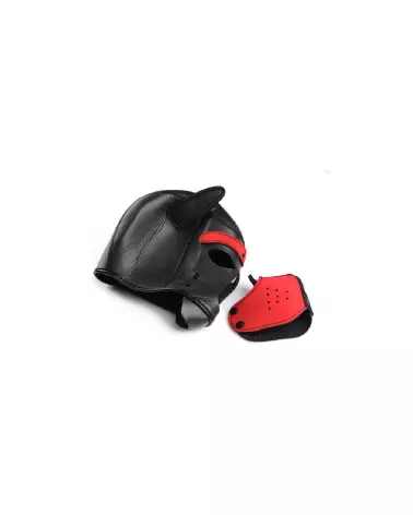 Masque de chiot en néoprène XR Brands pour Pet Play-4