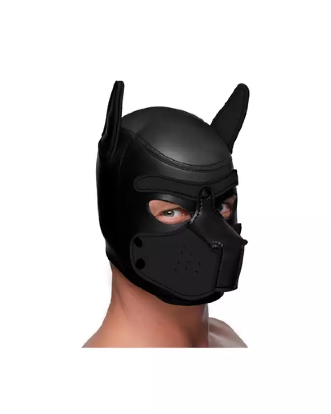Masque de chiot en néoprène Spike de XR Brands pour Pet Play-1