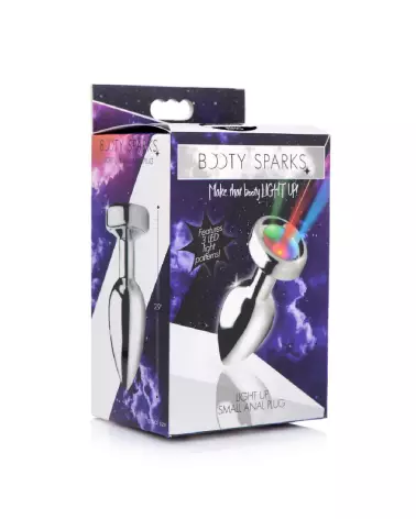 Plug Anal Lumineux Light Up Small de XR Brands pour débutants-2