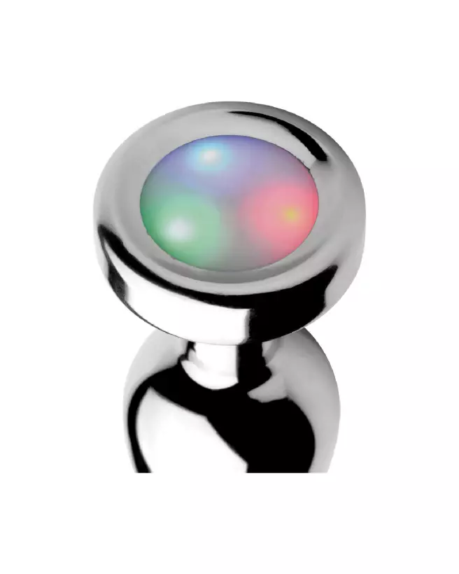 Plug Anal Lumineux Light Up Small de XR Brands pour débutants-4