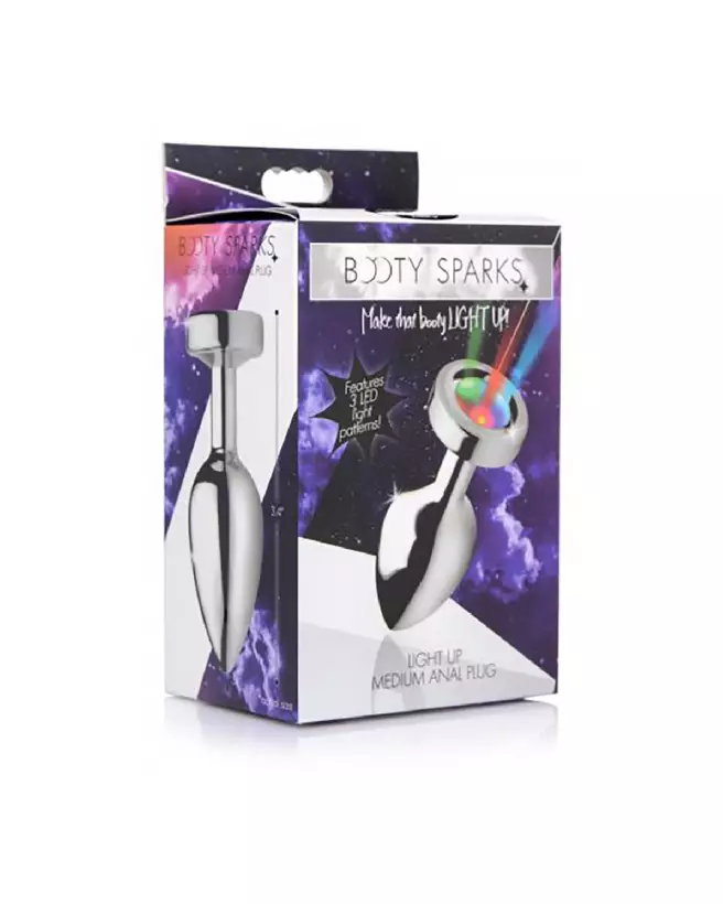 Image du Plug Anal Lumineux Medium Light Up par XR Brands-2