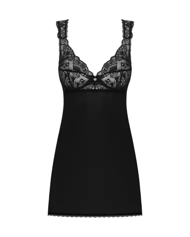 Photo du Babydoll Donna Dream et String Noir par Obsessive-7