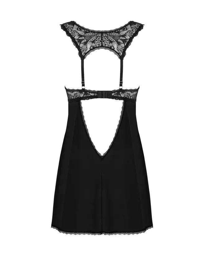 Photo du Babydoll Donna Dream et String Noir par Obsessive-8