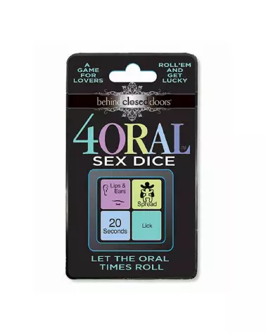Image des 4 Oral Sex Dice de Little Genie, jeu érotique pour couples-2