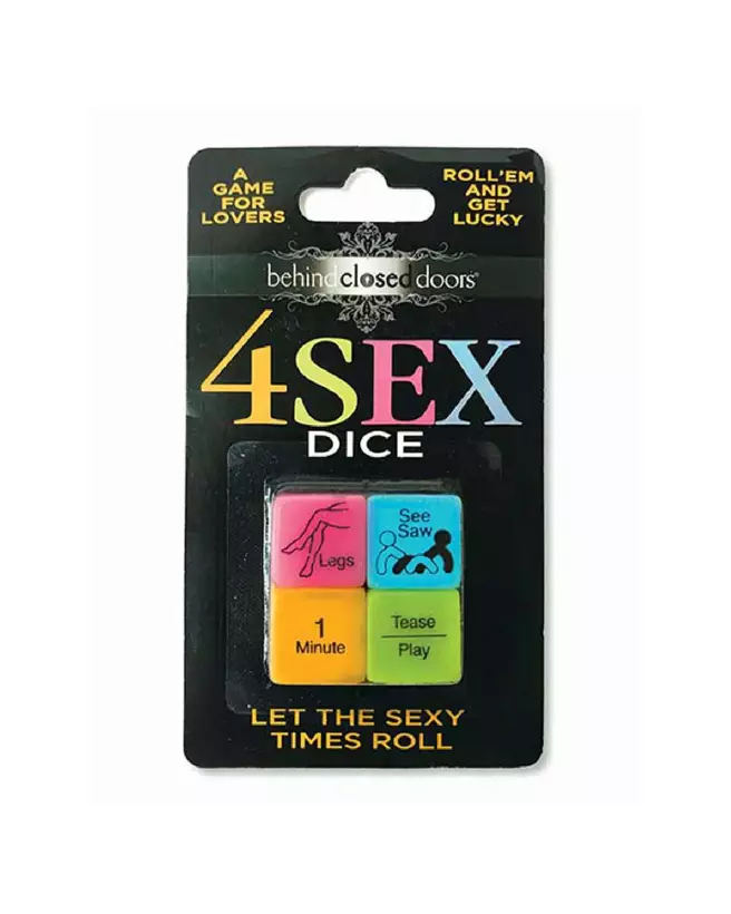 Image des 4 Sex Dice de Little Genie pour jeux érotiques en couple-2