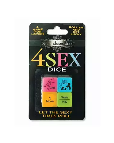 Image des 4 Sex Dice de Little Genie pour jeux érotiques en couple-3