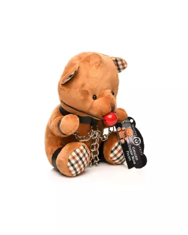 Peluche Gagged Bondage Bear de XR Brands, jouet unique et collector-2