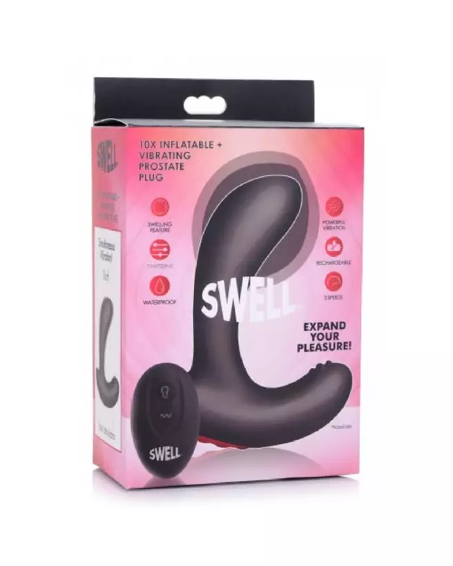 Image du Plug Prostatique Vibrant en Silicone Gonflable de XR Brands-2