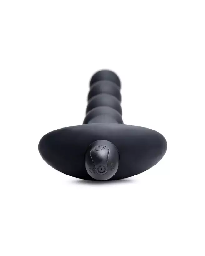 Perles anales vibrantes en silicone avec télécommande de XR Brands-3
