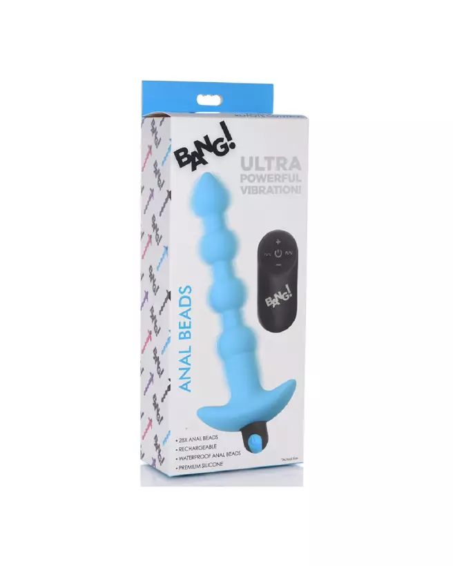 Vibrating Silicone Anal Beads with Remote Control by XR Brands-2