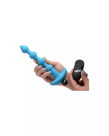 Vibrating Silicone Anal Beads with Remote Control by XR Brands-7