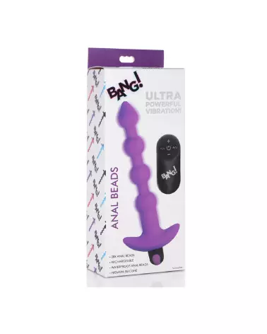 Perles anales vibrantes en silicone XR Brands avec télécommande pour plaisir intensifié-2
