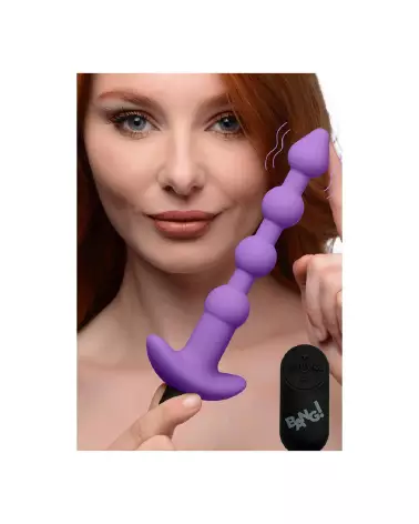 Perles anales vibrantes en silicone XR Brands avec télécommande pour plaisir intensifié-5