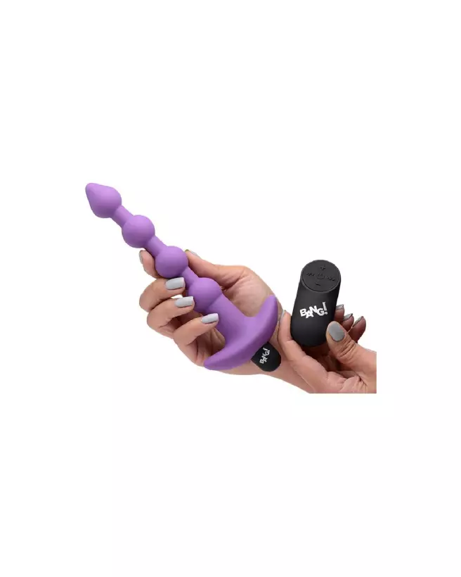 Perles anales vibrantes en silicone XR Brands avec télécommande pour plaisir intensifié-6