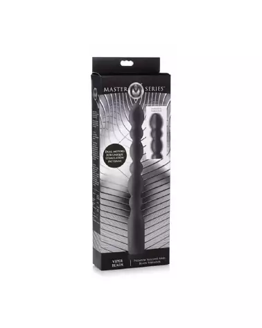 Viper Beads XR Brands chapelet anal silicone avec vibrations-2