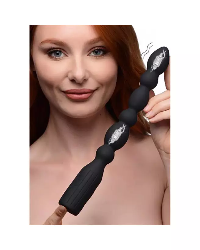 Viper Beads XR Brands chapelet anal silicone avec vibrations-5
